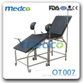 Stainless steel hospital gynecology chair table OT007